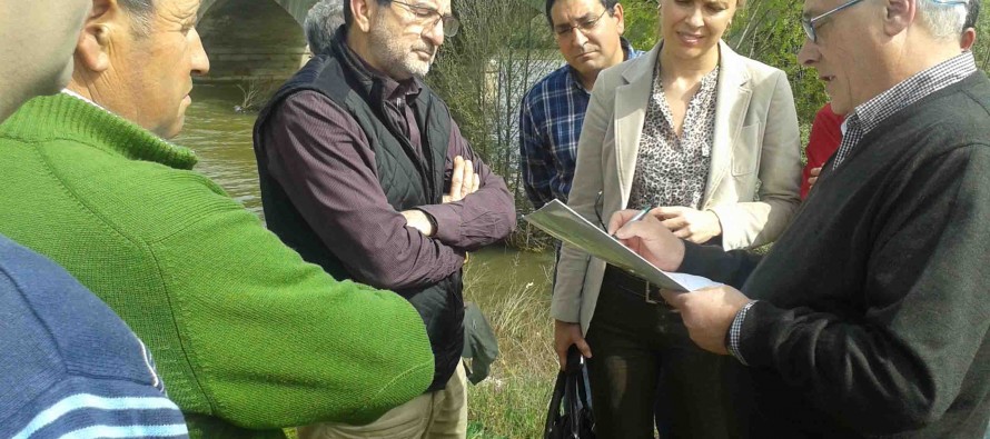 La subdelegada del Gobierno Clara San Damián visita las zonas afectadas por las inundaciones