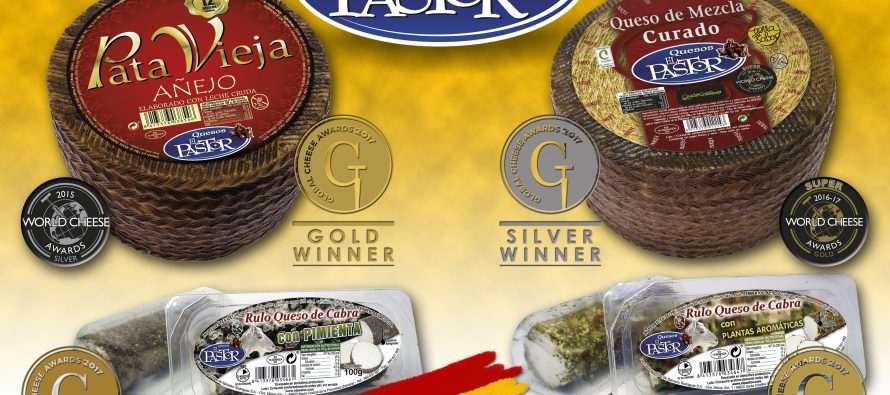 Quesos El Pastor consigue cuatro medallas en los Global Cheese Awards