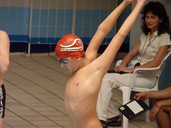 Ivan Romero antes de competir