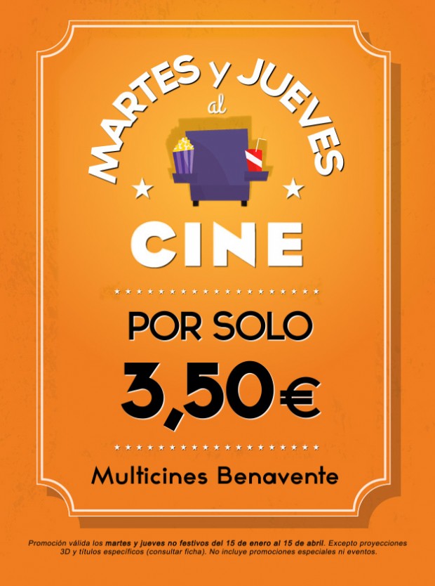 Fiesta del CINE - Martes y jueves - Multicines Benavente