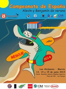 cartel campeonato de españa salvamento 2014 murcia