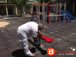 pintado parque infantil