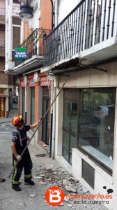 bomberos desprendimiento