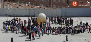 Lanzamiento del globo meteorológico