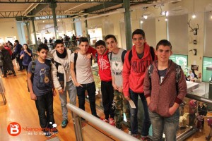 Alumnos en el Museo Nacional de Ciencias Naturales
