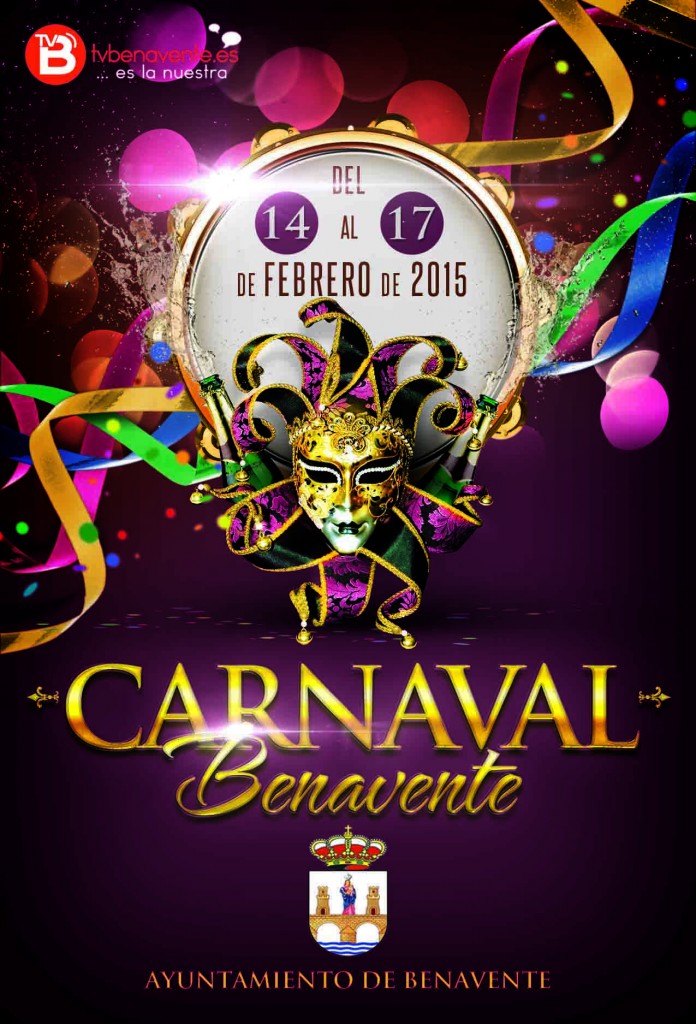 Cartel Oficial · Carnaval Benavente 2015