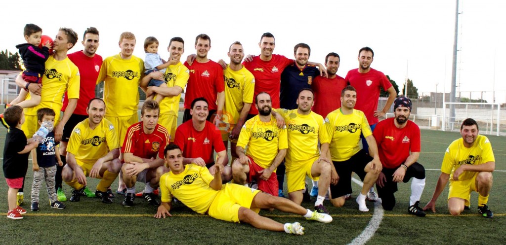 Foto final de Liga, Eguipos: Campeón y Subcampeón