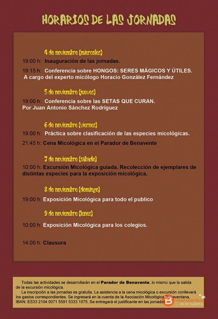 Programa micología  2015