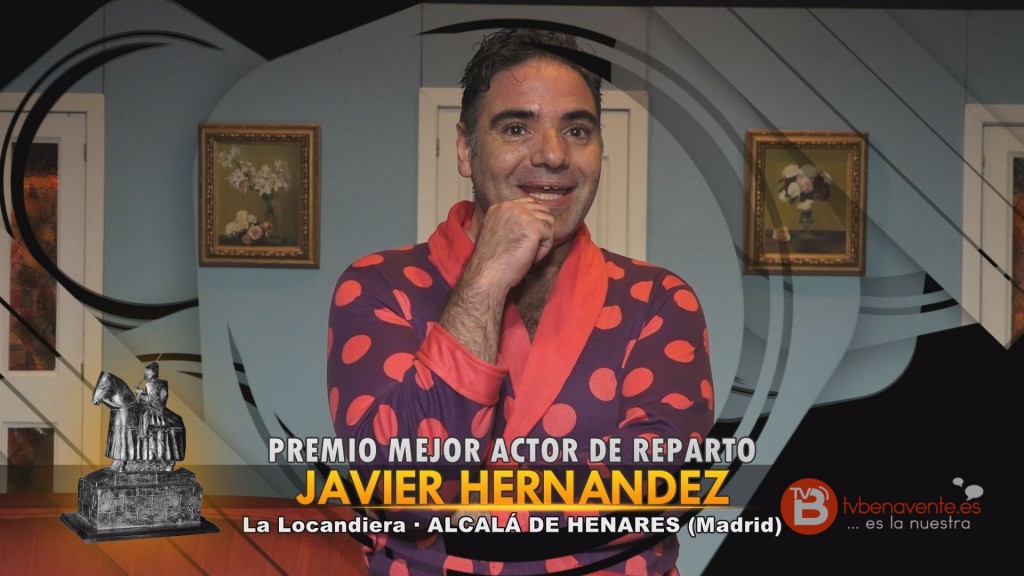 PREMIO MEJOR ACTOR DE REPARTO - TEATRO BENAVENTE 2015