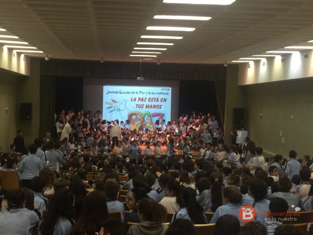 dia escolar de la paz y la noviolencia - colegio san vicente de paul - benavente
