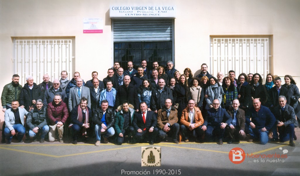 Promoción 1990-2015 colegio Virgen de la Vega