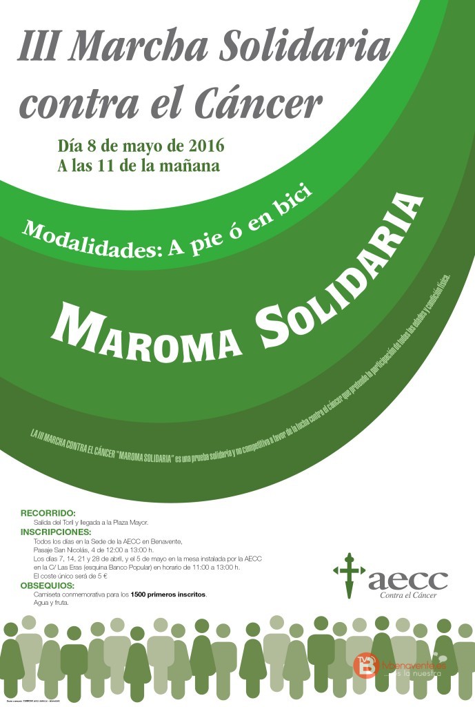 Cartel III Marcha Solidaria Benavente