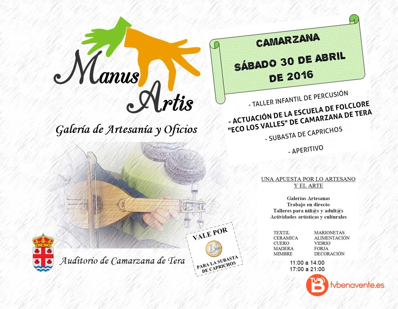 Cartel-musica-tradicional-camarzana de tera.manus artis 2016