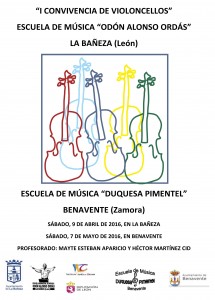 I CONVIVENCIA DE VIOLONCELLOS - CARTEL