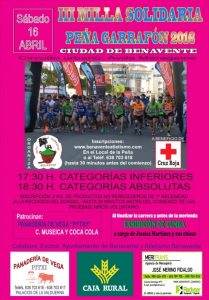 III Milla Solidaria Peña Garrafón 2016 Ciudad de Benavente