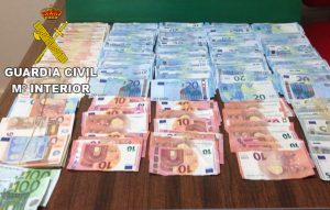 Dinero recuperado - guardia civil de zamora