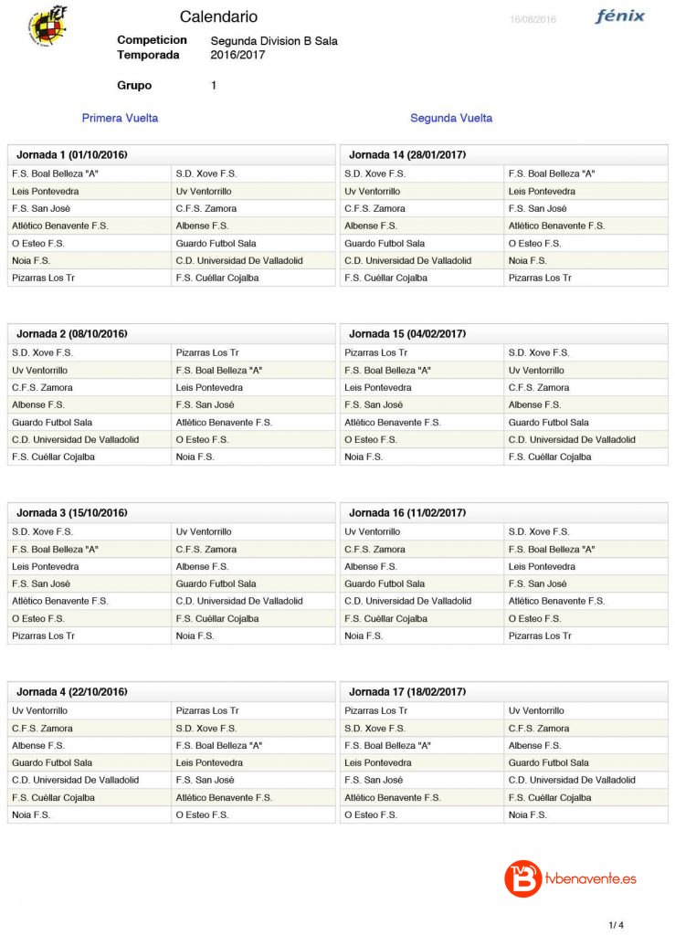 Calendar segunda B grupo1 1