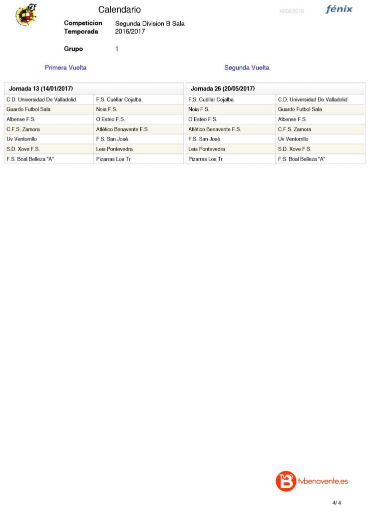 Calendar segunda B grupo1 4